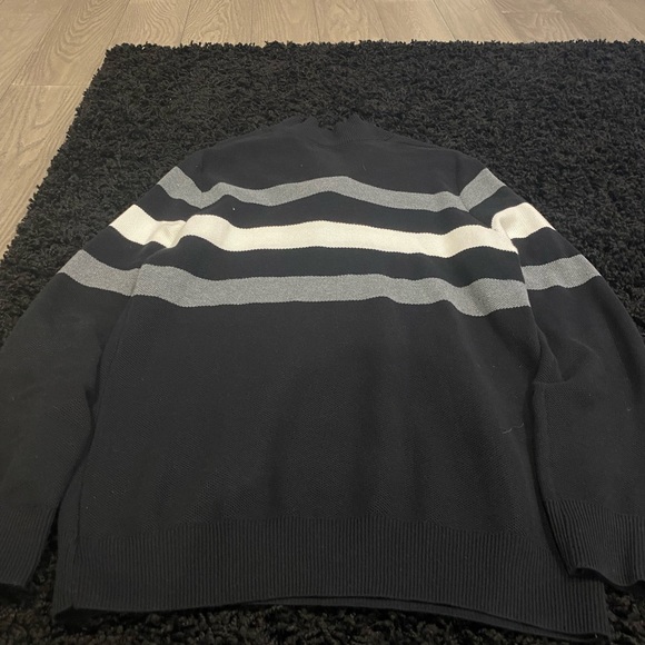 British khaki mens medium half zip sweater - Picture 3 of 3